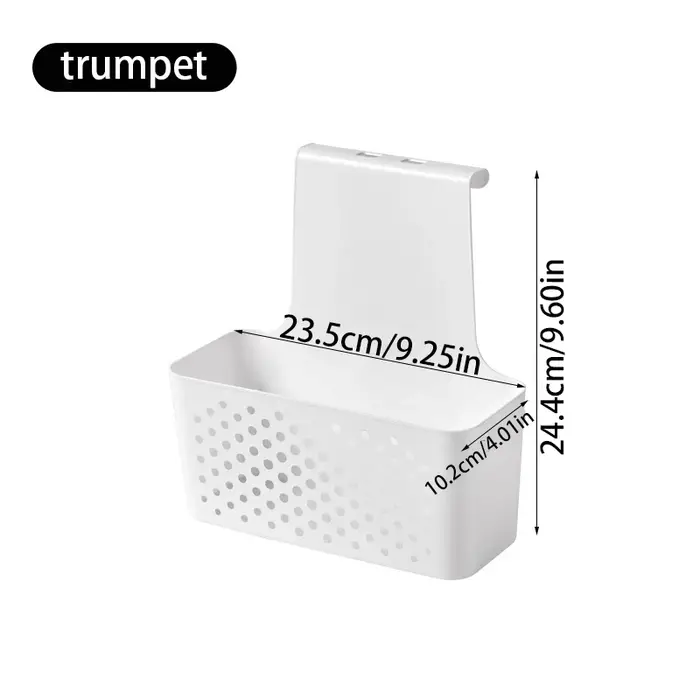Boîte de rangement murale Non perforée pour porte d'armoire, utilisée pour les paniers de rangement 