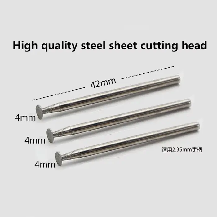 Embout de tête de meulage émeri 3 pièces/ensemble, foret de coupe 1mm/2mm/3mm/4mm/5mm pour stylo de 