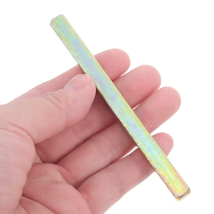 Cylindre de serrure de porte 8 mm x 100 mm, tige carrée moderne et élégante, à axe fendu pour instal