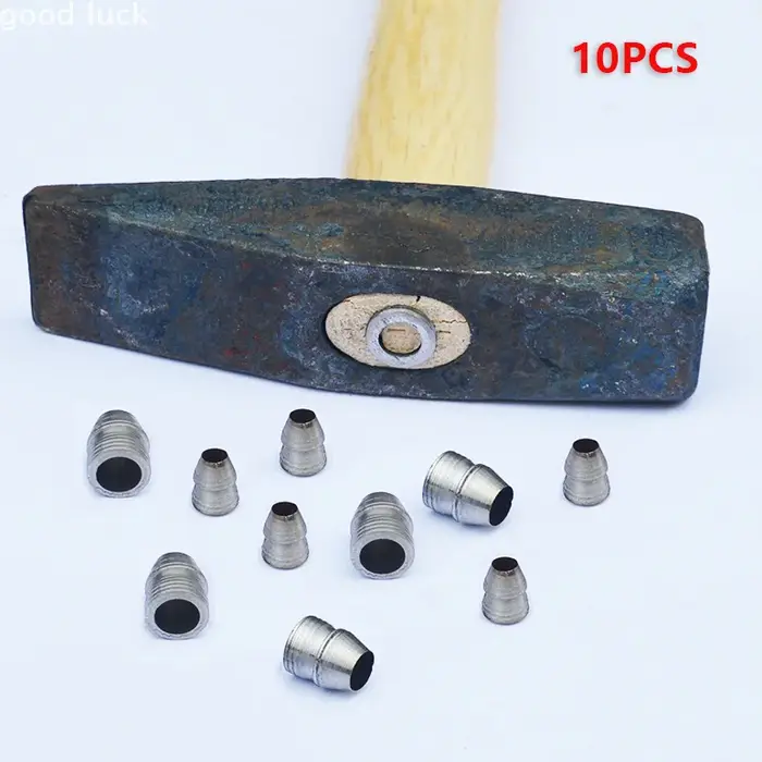 10 pièces pour hache griffe marteau acier pour menuiserie entretien sécurité poignée ronde cales aci