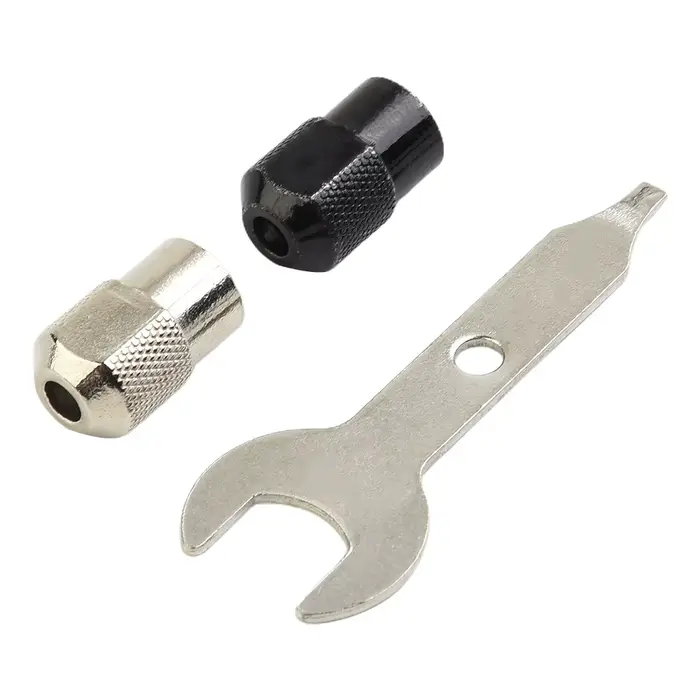 Mandrin de meulage électrique M8x0.75mm, accessoires d'outils rotatifs avec clé, écouvillons d'embou