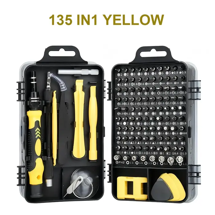 Jeu de tournevis magnétiques Torx Phillips 25/115/135/140 en 1
