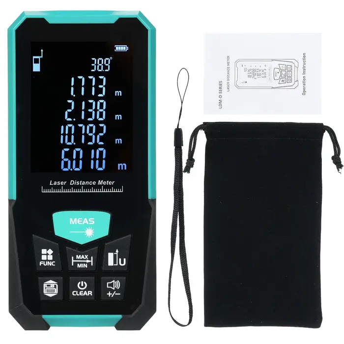 Télémètre laser professionnel 120m/393ft avec fonctions de mesure de volume