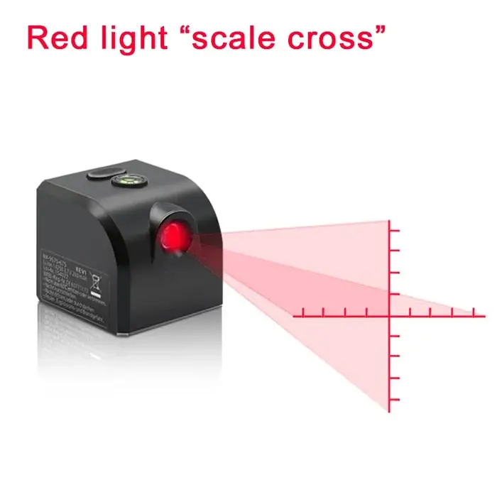 Mini niveau laser croisé super puissant vert/rouge