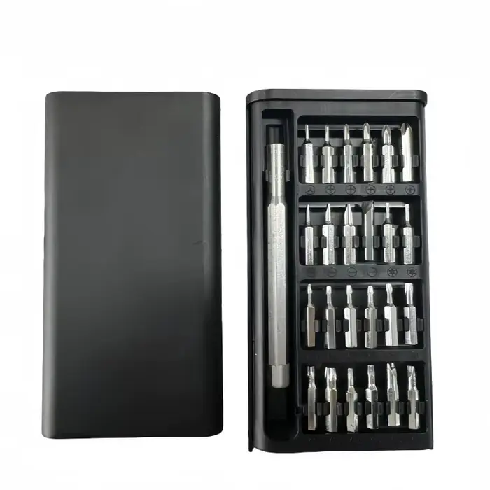 Kit de tournevis de précision numérique 24 en 1 avec boîte de rangement portable et outil de démonta