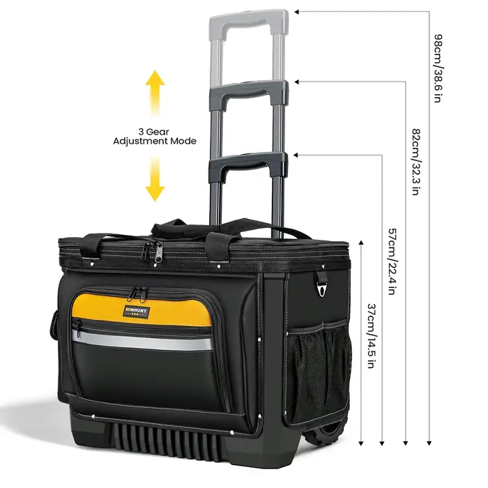 Sac à outils roulant, sac à outils avec roulettes