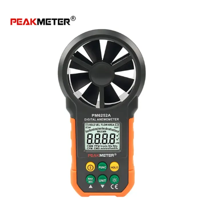 PEAKMETER PM6252A/PM6252B Anémomètre numérique