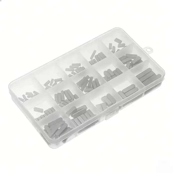 Kit de 175 goupilles carrées parallèles en boîte