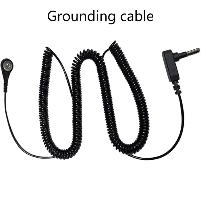 Connecteur de câble de terre à fil noir