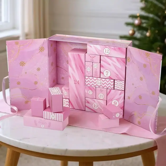 Calendrier de l'Avent bricolage coffrets cadeaux de noël 2025
