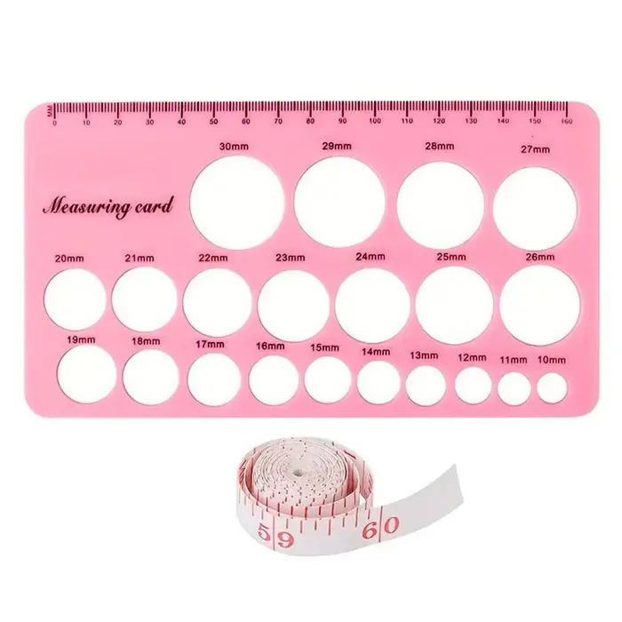 Règle de mesure de mamelon en silicone souple, sûre et durable, pour tétine, mesure de la poitrine, 