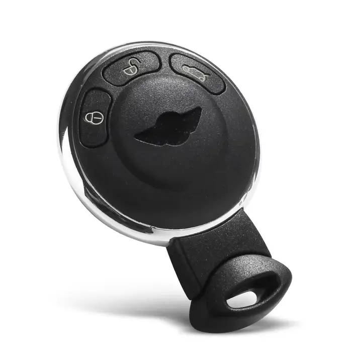 KEYYOU remplacement 3 boutons télécommande carte à puce voiture clé coque housse pour BMW Mini Cooper R56 2007-2014