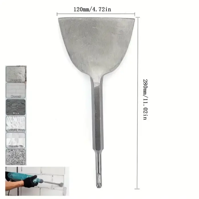 Poignée ronde grand ciseau Ultra-mince pelle plate