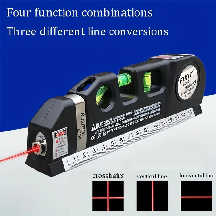 HOMEFISH – outil de ligne de niveau Laser facile à utiliser