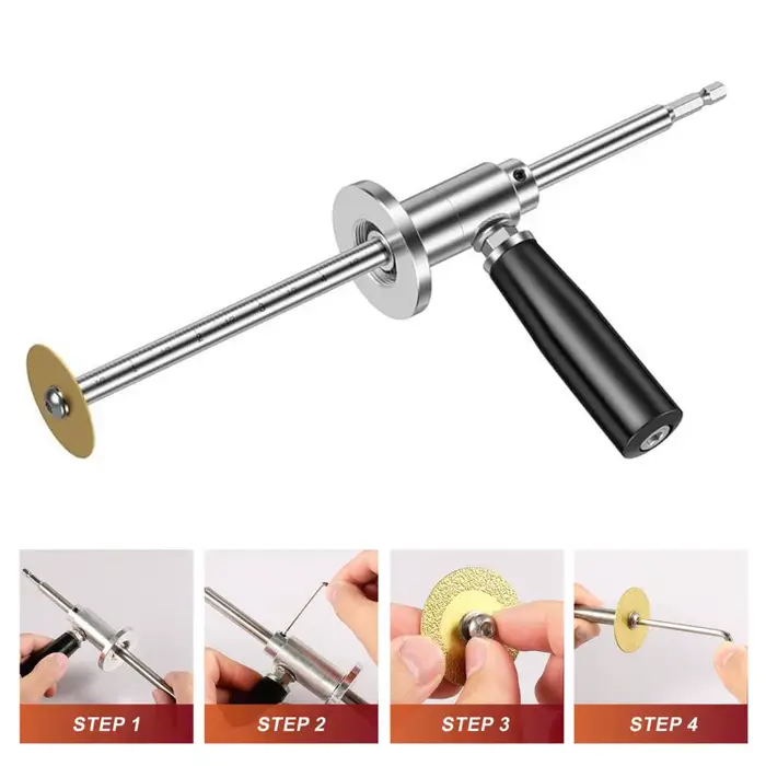 Outil de coupe de tuyaux en PVC en acier inoxydable avec 5 lames