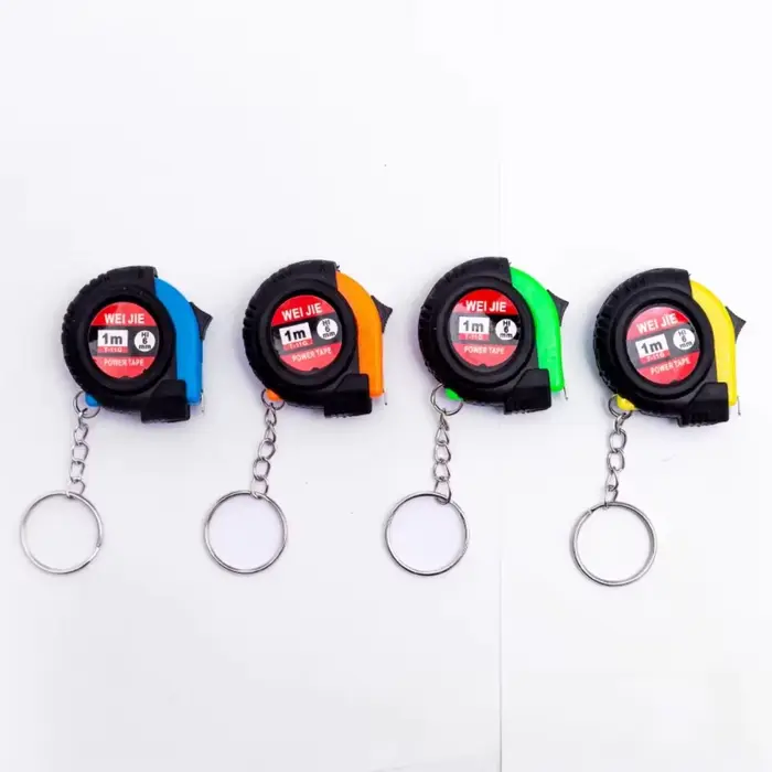1 mètre mesure créative Mini ruban porte-clés rétractable
