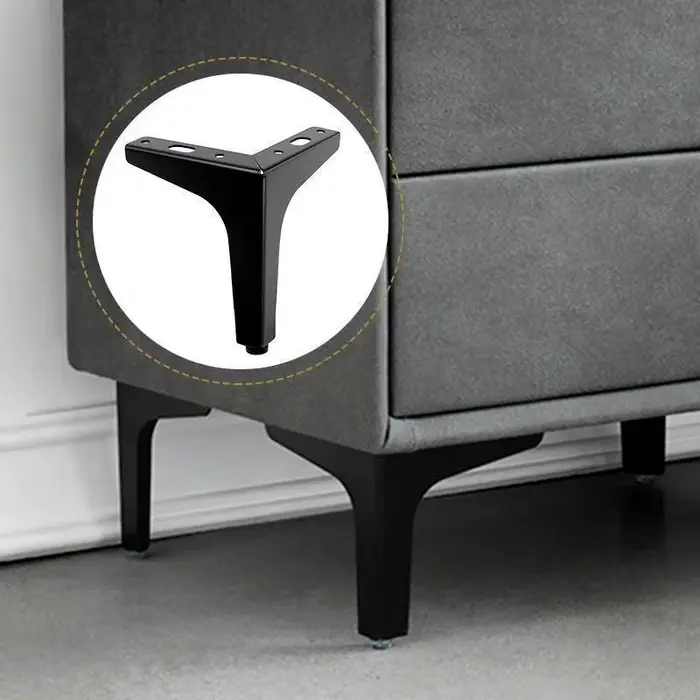 4 pièces 15cm pieds de Table basse en métal moderne pour meubles pieds de canapé lit chaise bureau c