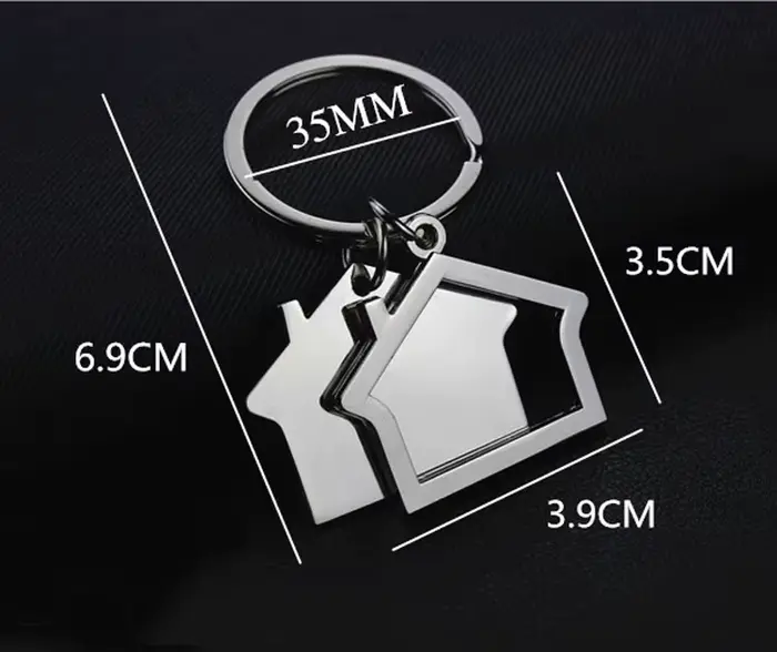 Maison porte-clés cabane petit cadeau clé pendentif nouveau immobilier ouverture