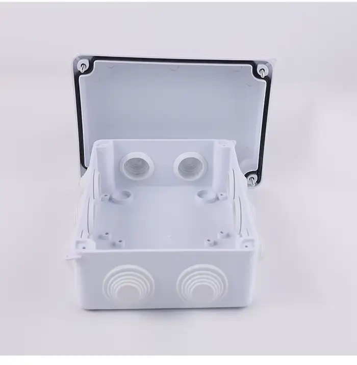 Boîte d'alimentation étanche extérieure en plastique ABS IP65