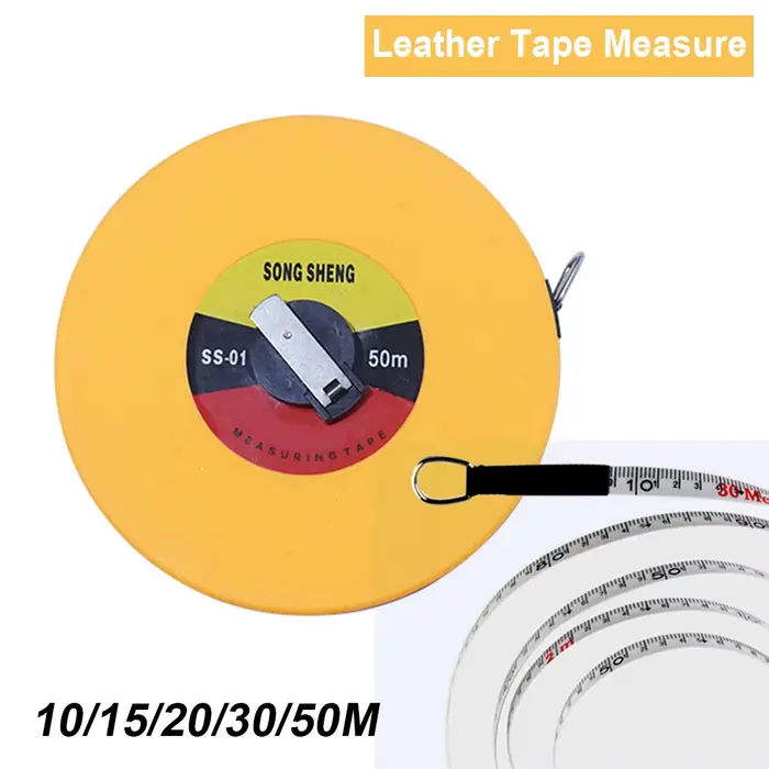 Ruban à mesurer circulaire en cuir et fibre de verre