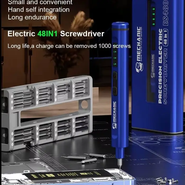 Tournevis électrique mécanique avec lumières LED
