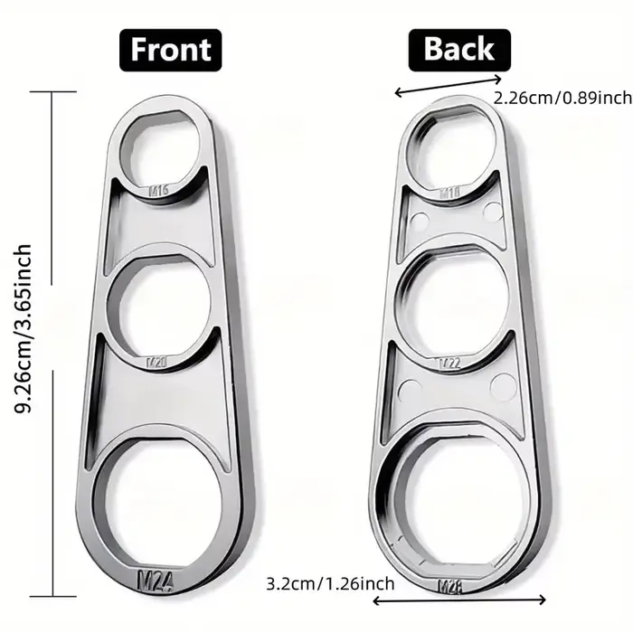 Clé d'aérateur de robinet 6 en 1