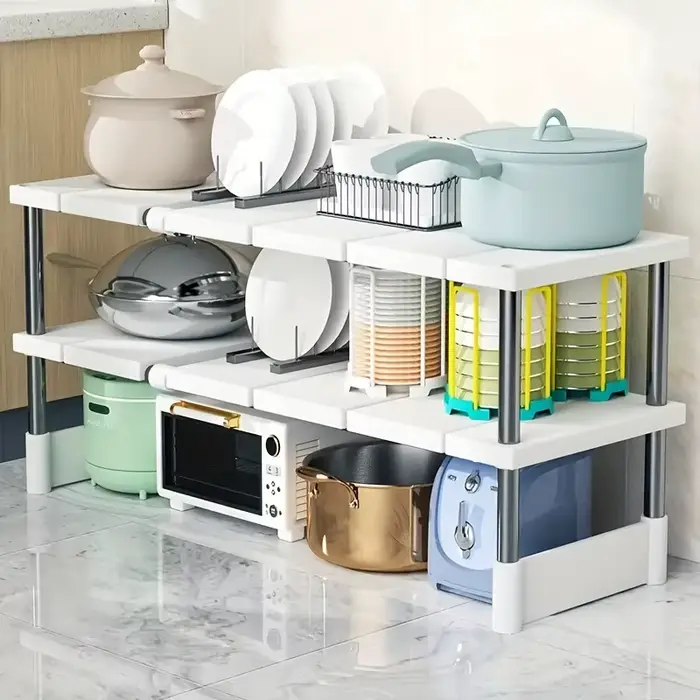 Support de rangement réglable sous évier