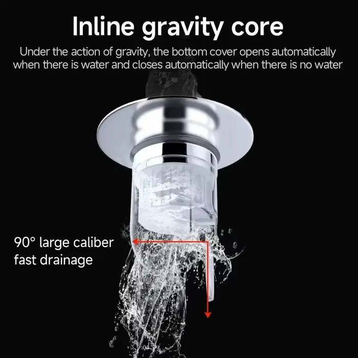 Bassin universel Pop-up Drain Filtre Lavabo Cheveux Évier Passoire Cuisine Baignoire Bouchon Douche Plug Salle De Bains Outil