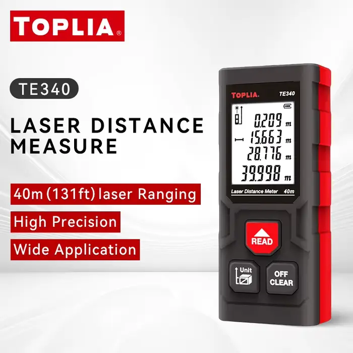 TOPLIA télémètre Laser 40M ruban à mesurer numérique télémètre Laser de haute précision télémètre à 