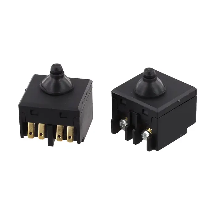 Pièces de rechange pour meuleuse d'angle, 2 pièces, interrupteurs à bouton-poussoir pour polisseuse 