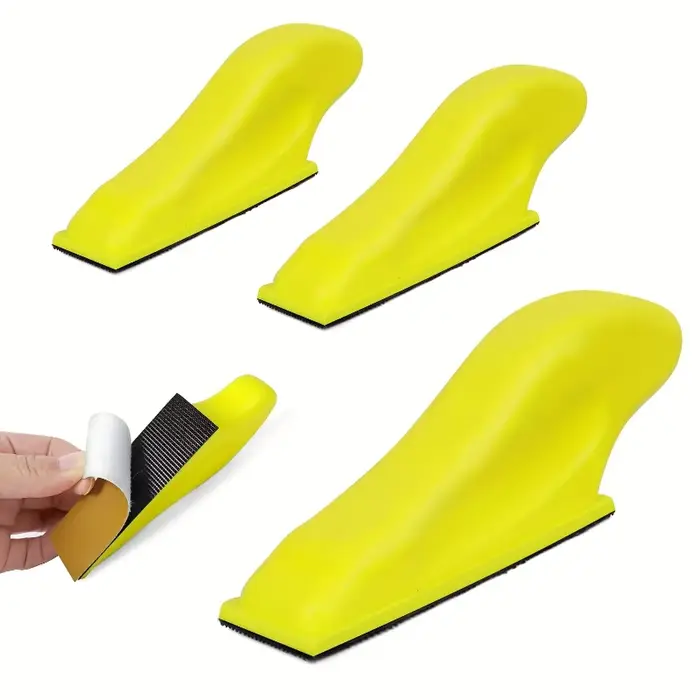 Mini ponceuse adaptée aux petits projets, poignées de détail, outils de ponçage pour l'artisanat de