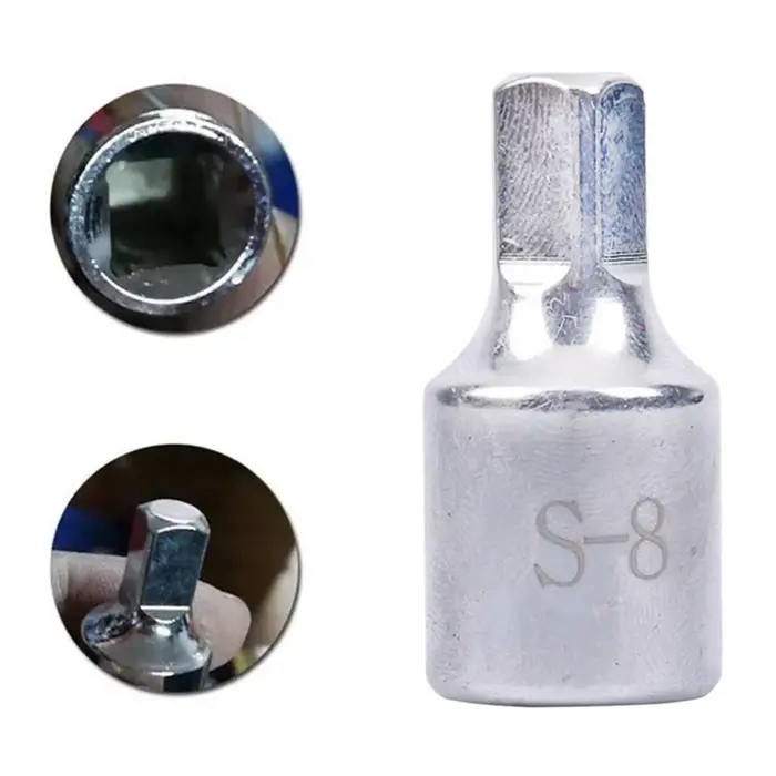 Clé professionnelle de 8 mm pour le retrait du bouchon de vidange d'huile carré