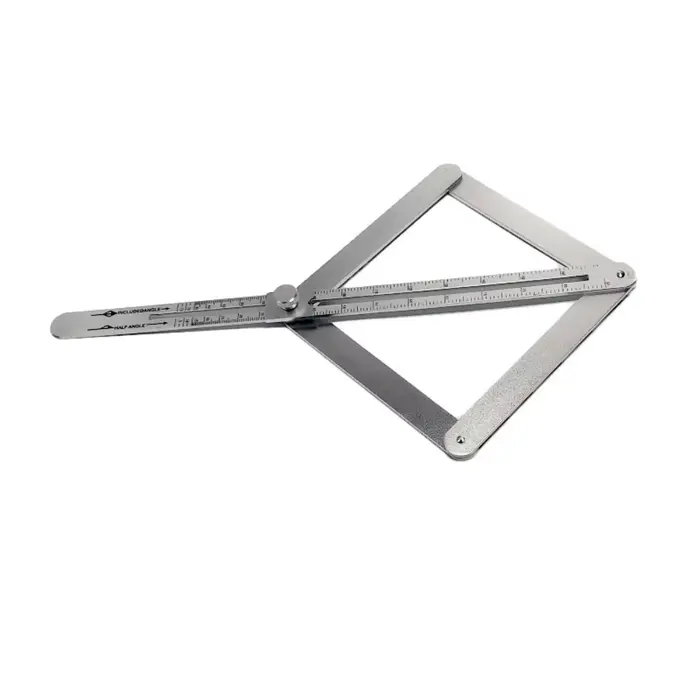 Détecteur d'angle de mesure d'angle avec échelle claire, rapporteur d'angle multi-angle en alliage d