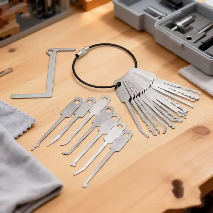 Clé universelle 22 en 1, outil portable pour ouvrir les portes, idéal pour ouvrir les portes en cas