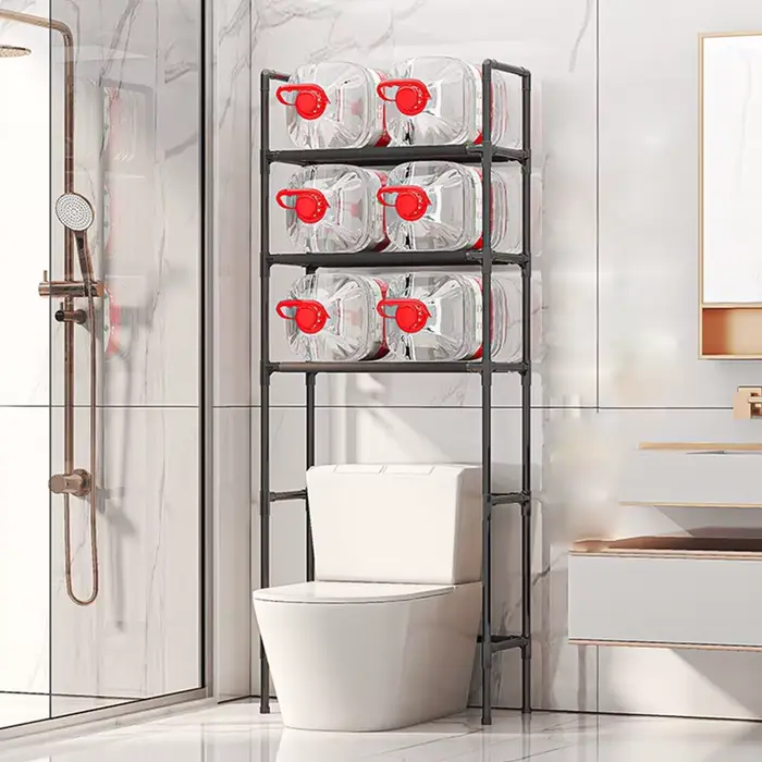 Étagère de rangement pour salle de bain à 3 niveaux