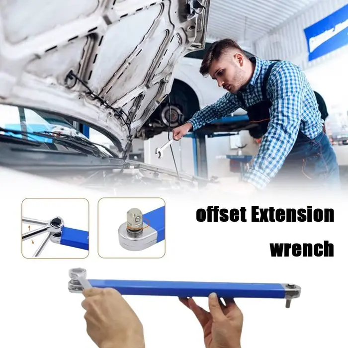 Clé d'extension compacte avec 4 adaptateurs