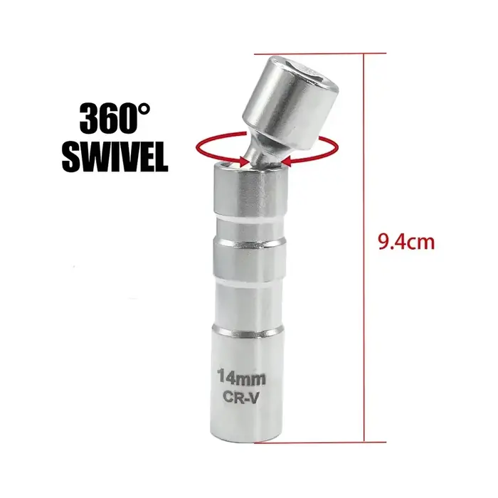 Outil de retrait de bougie d'allumage 14mm 16mm