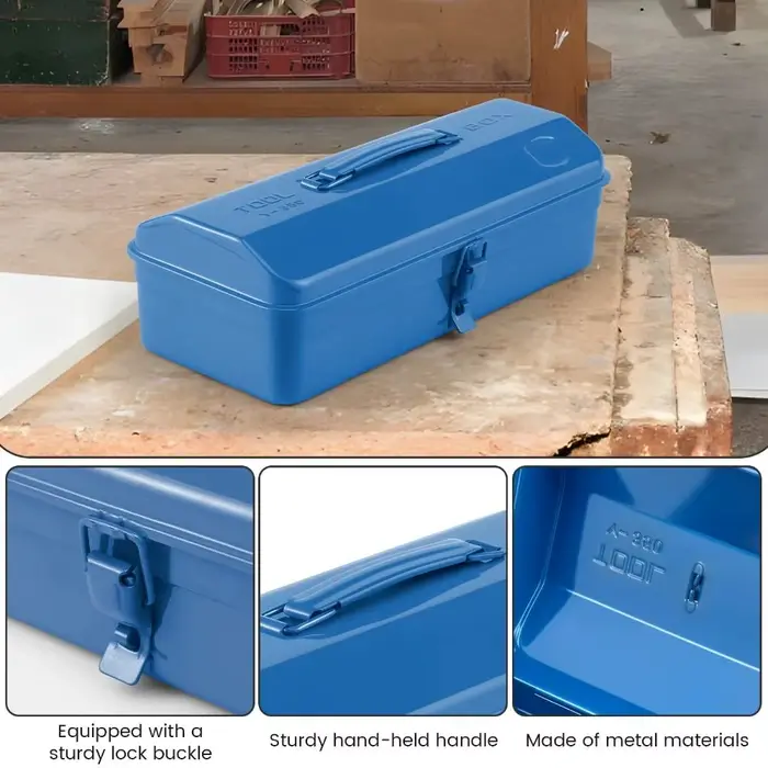 Grande boîte à outils en métal légère