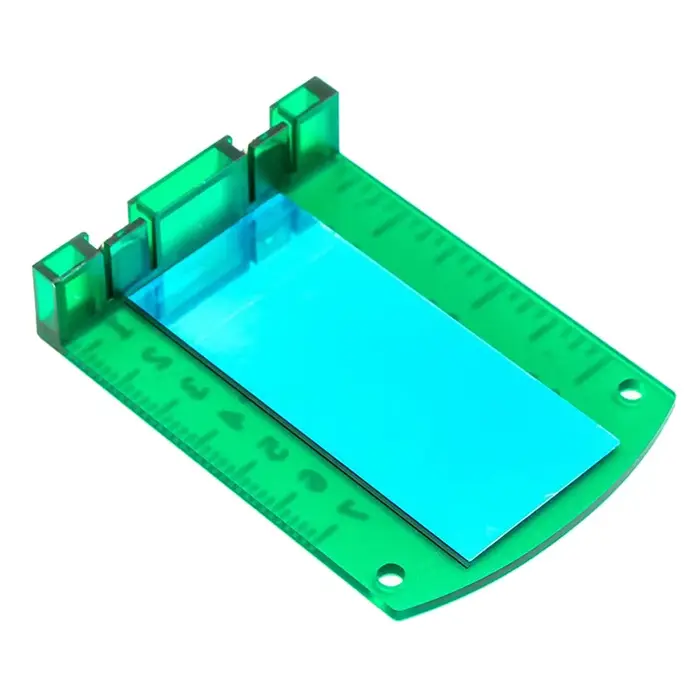 Plaque de carte cible laser 10cm x 7cm