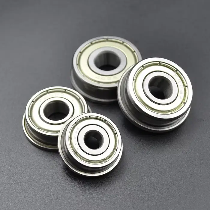 10 pièces roulements à bride alésage 2mm 3mm 4mm 5mm 6mm 7mm 8mm 9mm 10mm F625 F605 F608 MF105 MF115 F695 ZZ roulement