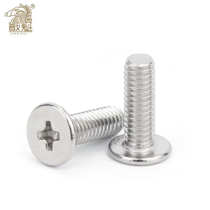 Vis à empreinte cruciforme en acier inoxydable 100304 /50/20 pièces, m1.4, m1.6, M2, M2.5, m3, M4, M5, M6, M8, CM encastré en croix,