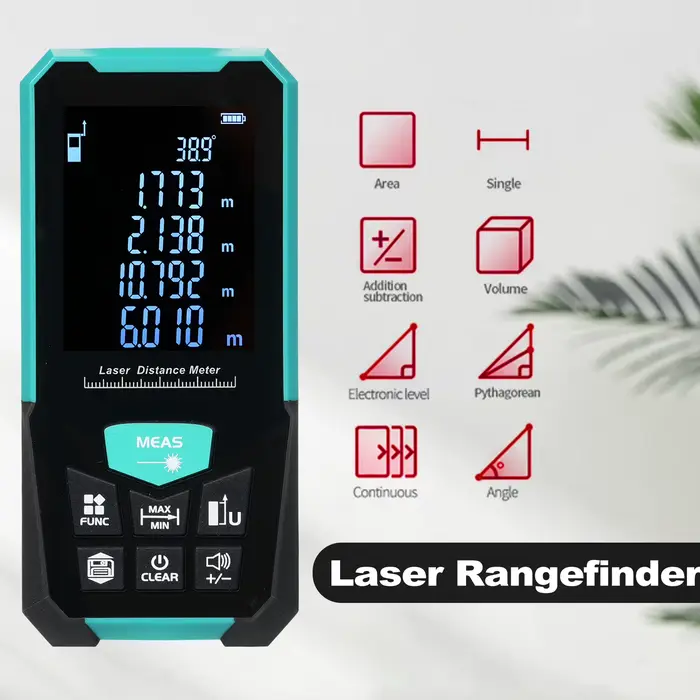 Télémètre laser professionnel 120m/393ft avec fonctions de mesure de volume
