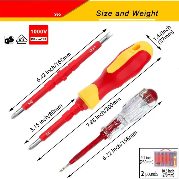 Kit d'outils de réparation pour électricien