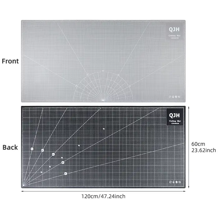 Outil de planche à découper gris-noir haut de gamme 120x60cm