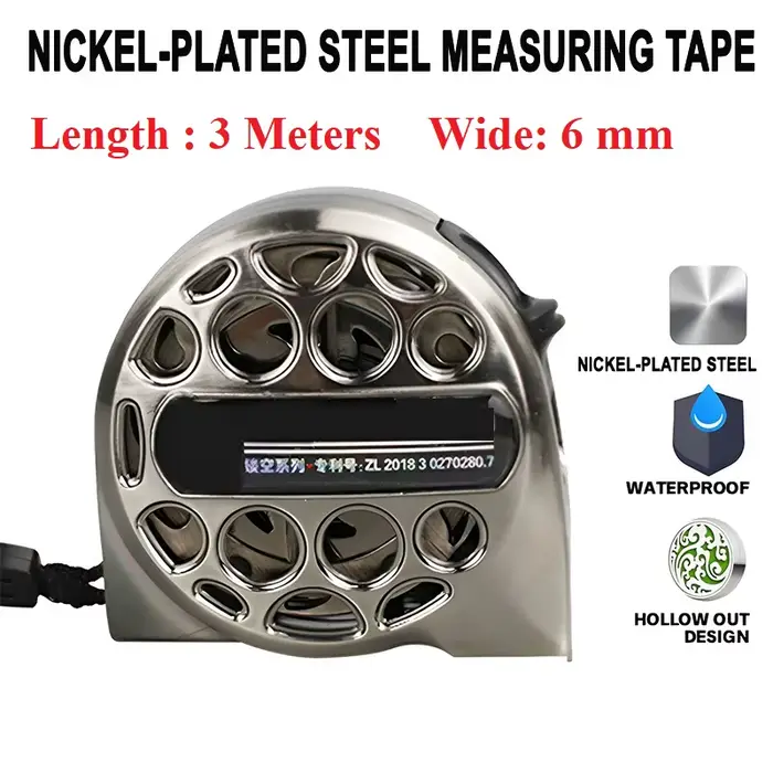 MeaccelerTape-Mètre rétractable en acier inoxydable, anti-corrosion, règle MeaccelerRuler, conceptio