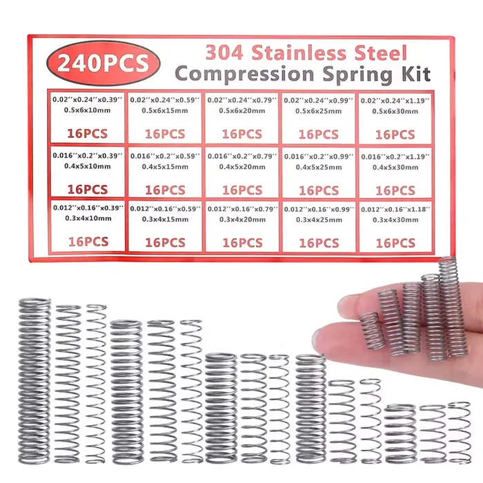 Kit de ressorts de Compression en acier inoxydable