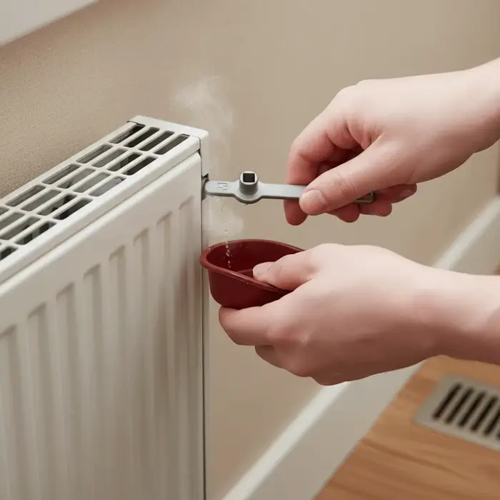 Clé de radiateur en acier inoxydable