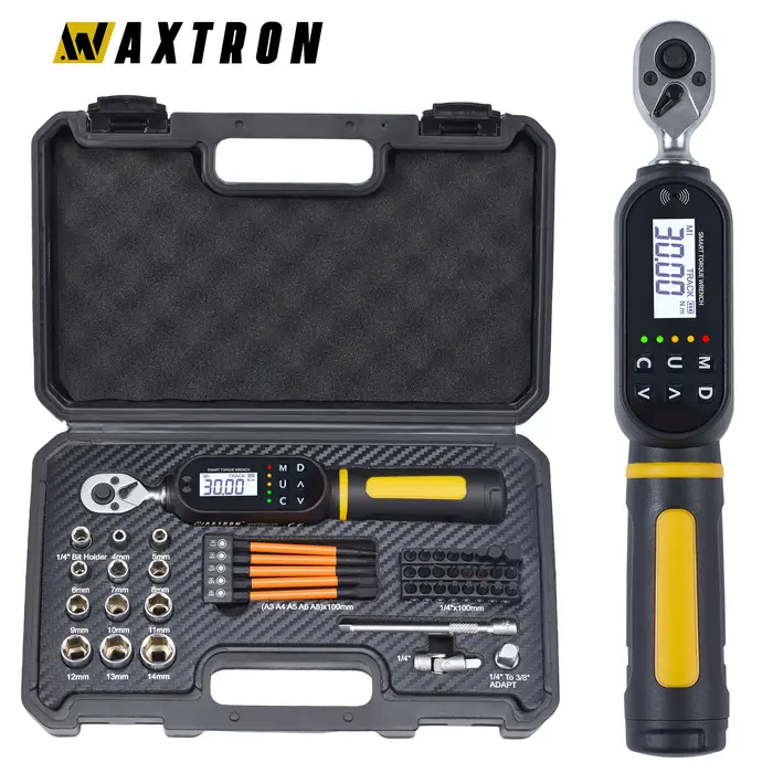 Clé dynamométrique numérique Waxtron 1/4'' 1