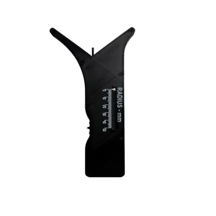 Outil de mesure du rayon coulissant proportionnel 1:1