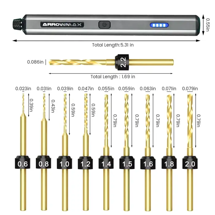 MINI perceuse électrique (SDS MINI), perceuse multi-outil sans fil à chargement USB, perceuse pour b